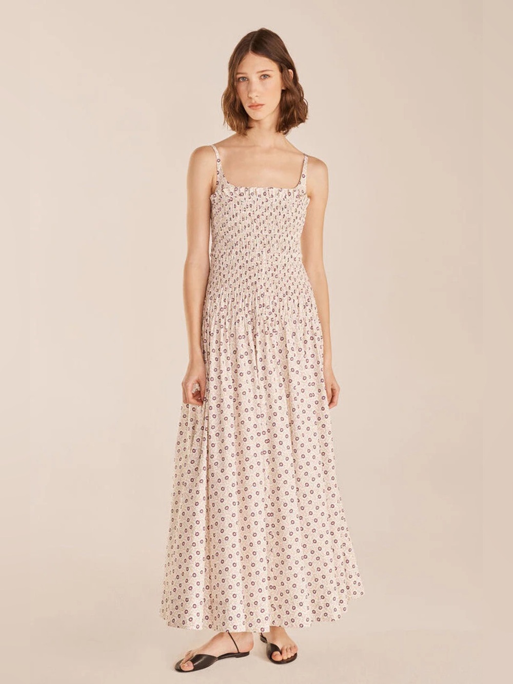 Rebecca Taylor Speckled Fleur Poplin Dress 
Suzanne Fleur Snow Combo